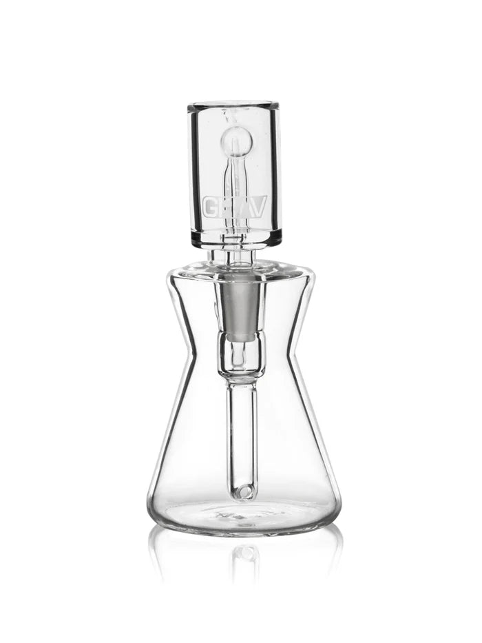 GRAV® Hourglass Pocket Bubbler Dab Rig | Mantra Smoke Shop México