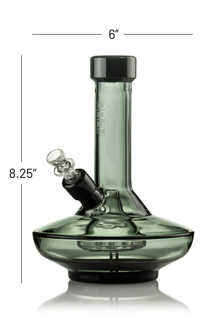 GRAV® Pipa de Agua Pequeña Base Ancha Smoke | Mantra Smoke Shop México