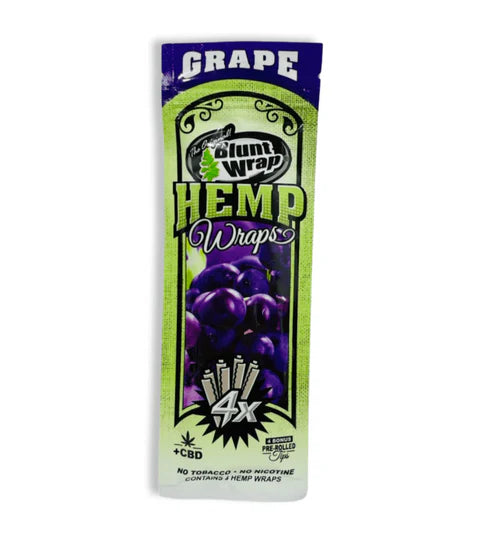 Blunt Wrap Hemp Wraps 4x con CBD y sabores | Mantra Smoke Shop México