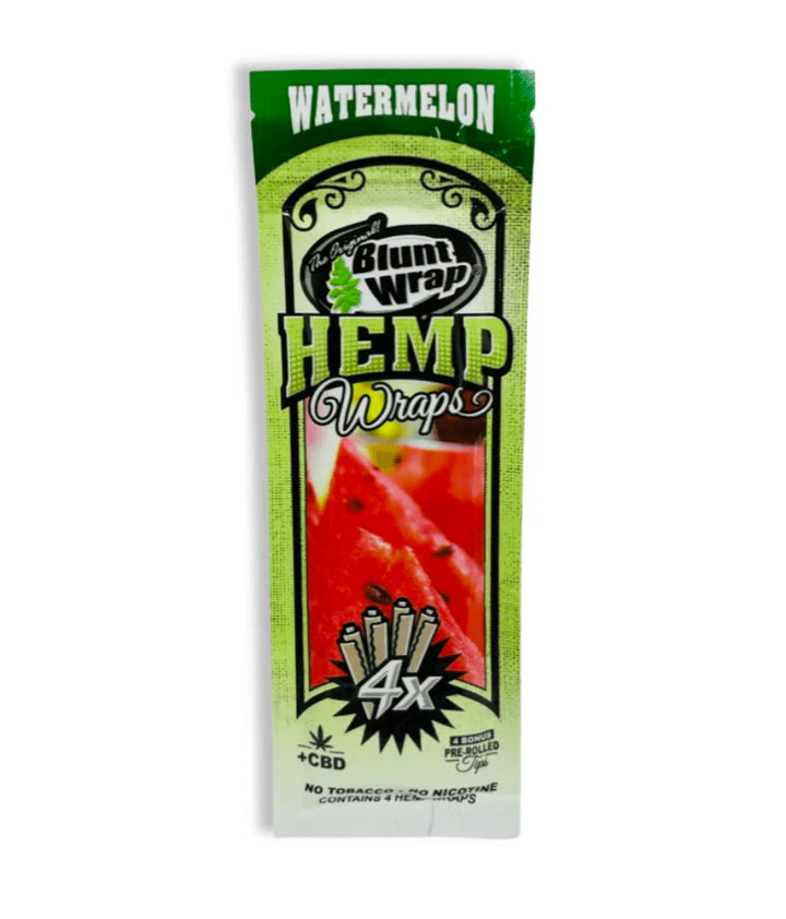 Blunt Wrap Hemp Wraps 4x con CBD y sabores | Mantra Smoke Shop México