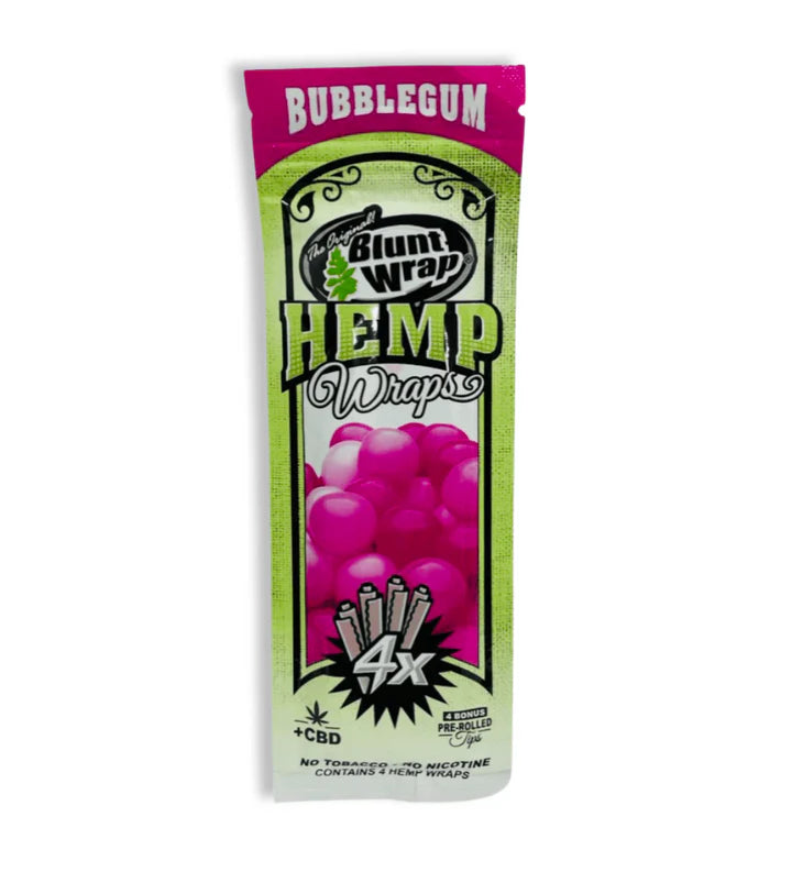 Blunt Wrap Hemp Wraps 4x con CBD y sabores | Mantra Smoke Shop México