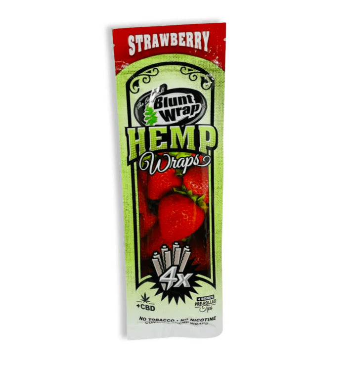 Blunt Wrap Hemp Wraps 4x con CBD y sabores | Mantra Smoke Shop México