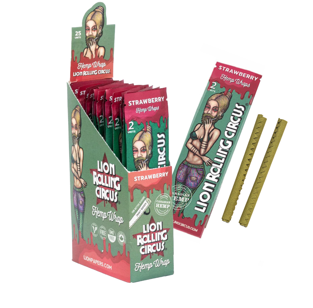 Lion Rolling Circus Hemp Wraps | Blunts Saborizados Cáñamo 8 Sabores – Comprar en México