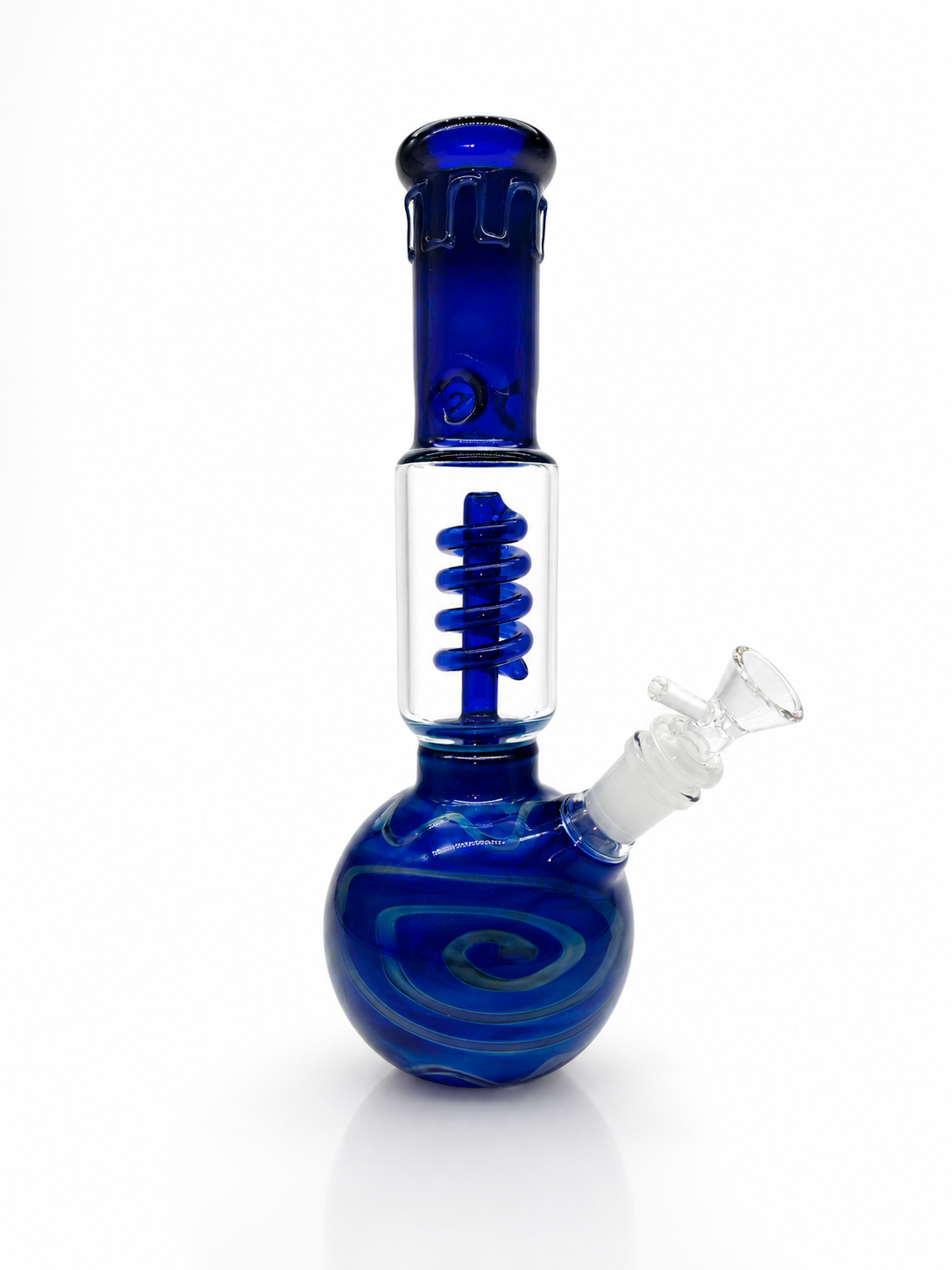 Orbit Blue | Bong Cristal Borosilicato Percolador Espiral 29cm