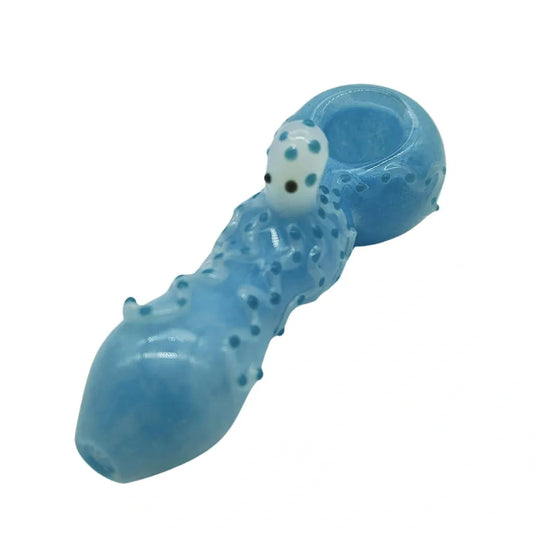 Pipa Octopus de Cristal Borosilicato 12cm | Mantra Smoke Shop México