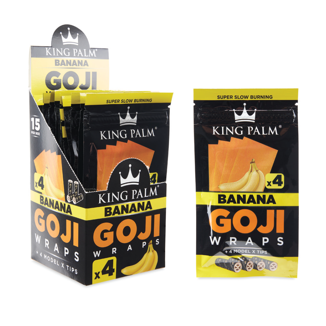 KING PALM GOJI WRAPS BLUNTS 4 + FILTERS