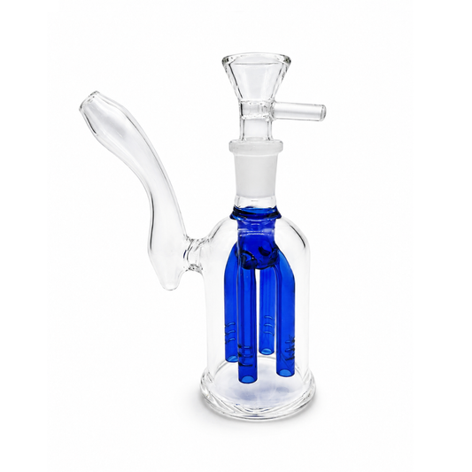 Bubbler Bong Tree Perc 4 Ramas 15cm | Cristal Borosilicato – Comprar en México