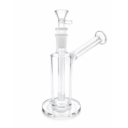 Bubbler Bong Cristal Transparente Percolador Inline 22.5cm – Comprar en México