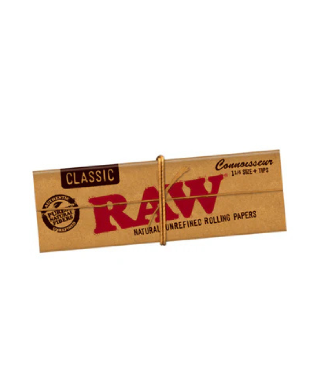 RAW Classic Connoisseur 1 1/4 + Tips | Papel Natural para Rolar – México