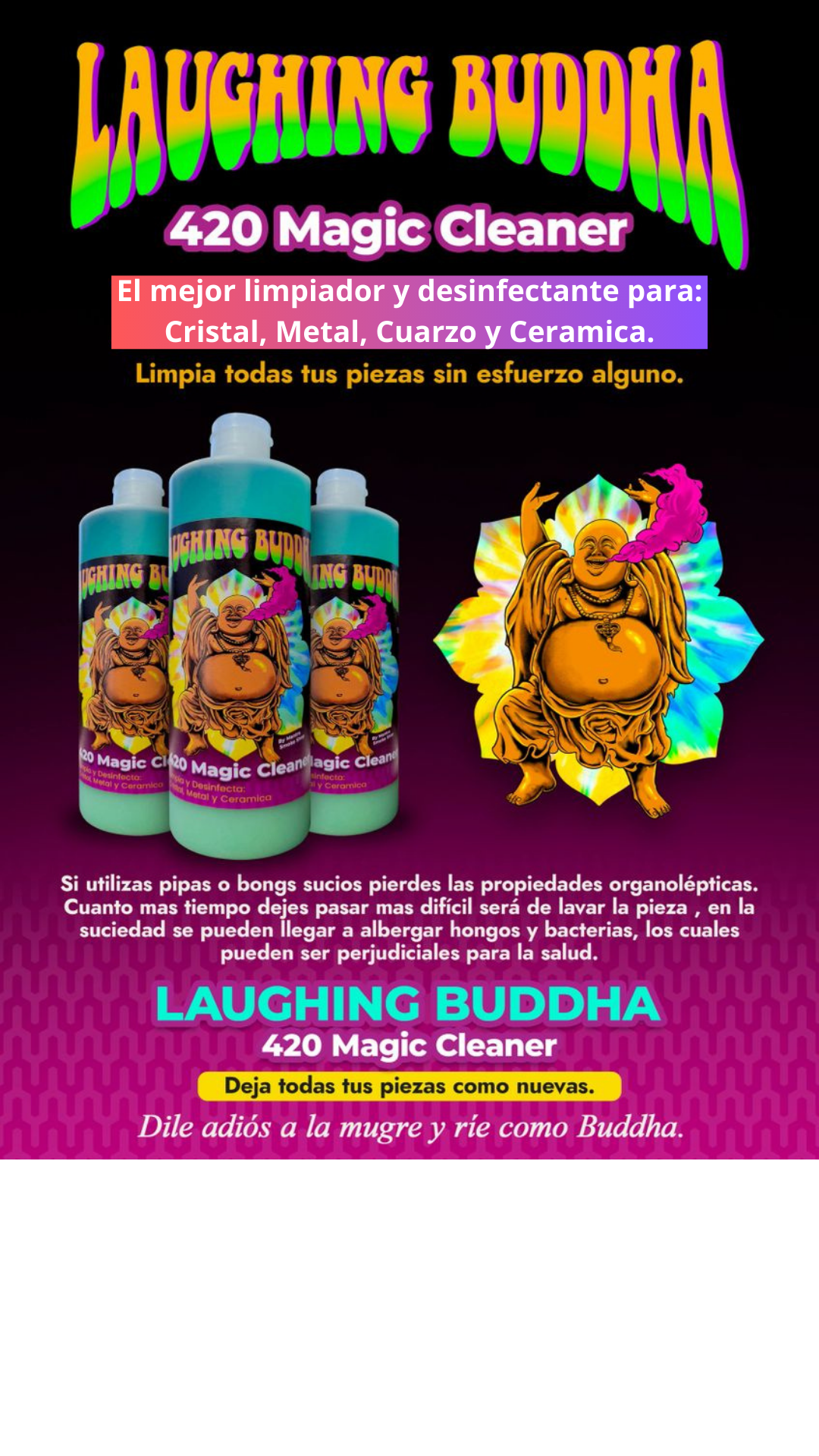 LAUGHING BUDDHA 420 Magic Cleaner