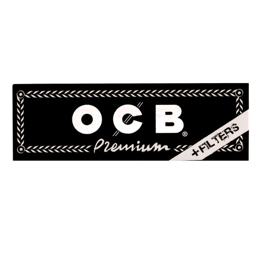 OCB Premium 1 1/4 + Filtros (50 hojas + 50 filtros) – Papel Ultra Delgado y Combustión Lenta