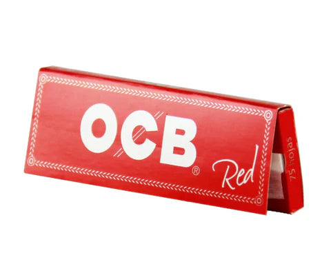 OCB Red 1¼ – Papel de Arroz Clásico (75 hojas)