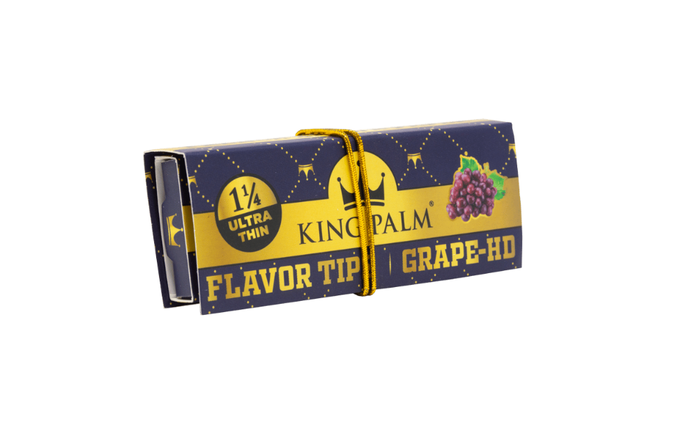 King Palm French Brown paper sin blanquear con filtros — papel natural para rolar