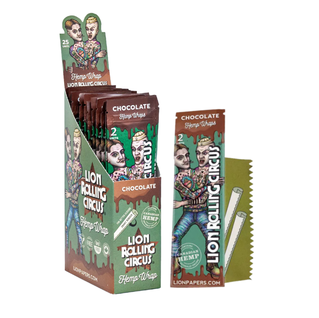 Lion Rolling Circus Hemp Wraps | Blunts Saborizados Cáñamo 8 Sabores – Comprar en México