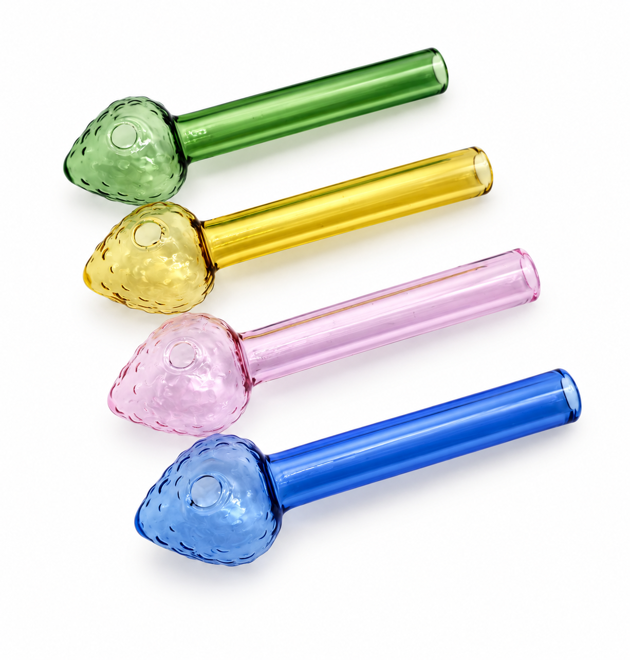 Pipa Berry Bliss 11cm | Diseño Fresa Cristal Borosilicato Reforzado – Comprar en México