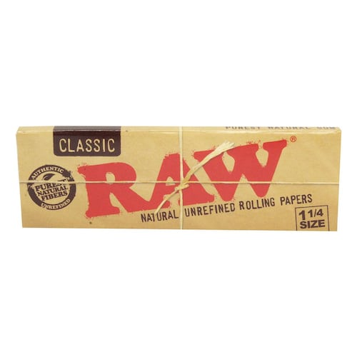 RAW Classic 1¼ | Papel Natural Sin Blanquear 50 Hojas – Comprar en México