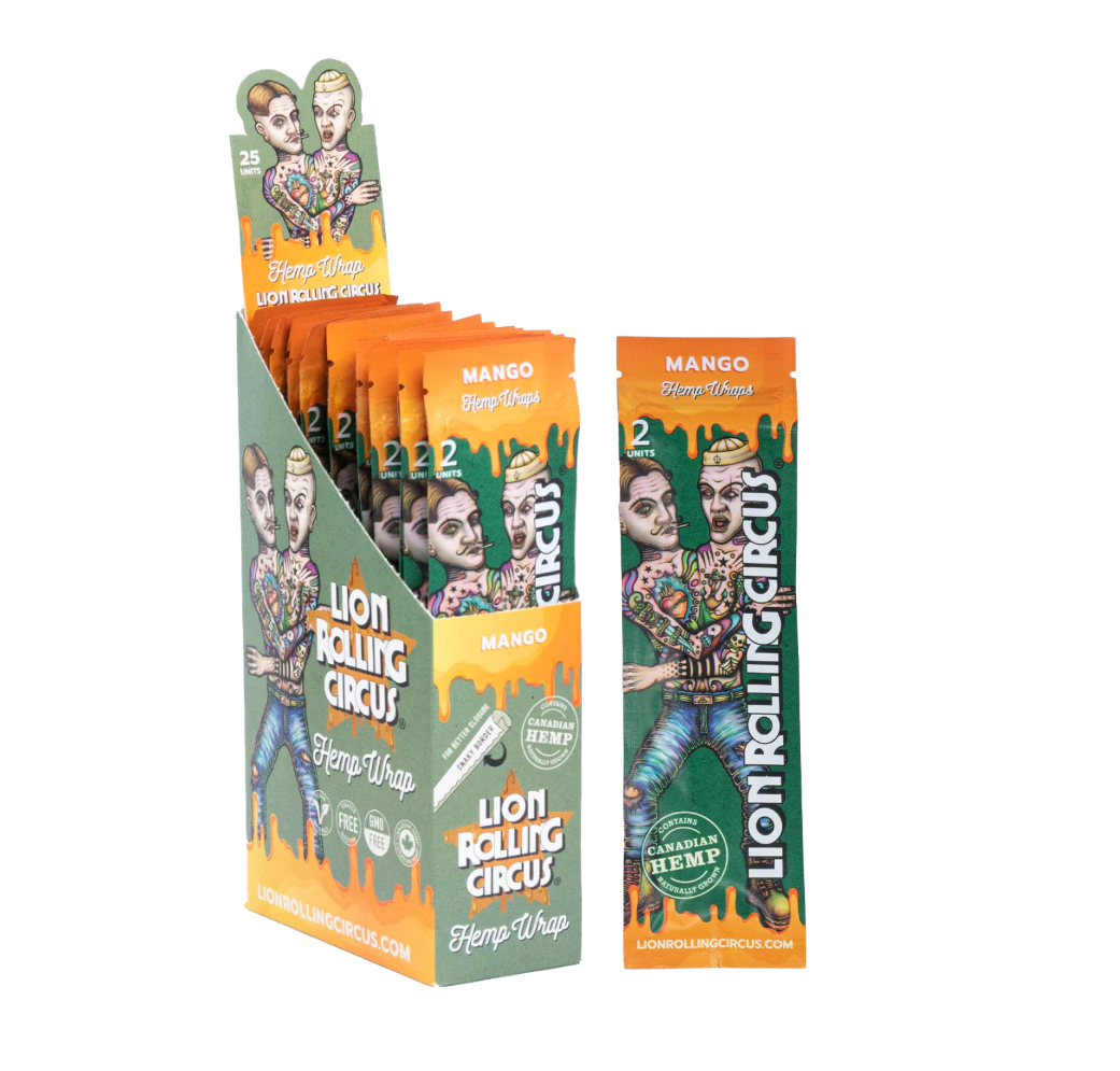 Lion Rolling Circus Hemp Wraps | Blunts Saborizados Cáñamo 8 Sabores – Comprar en México