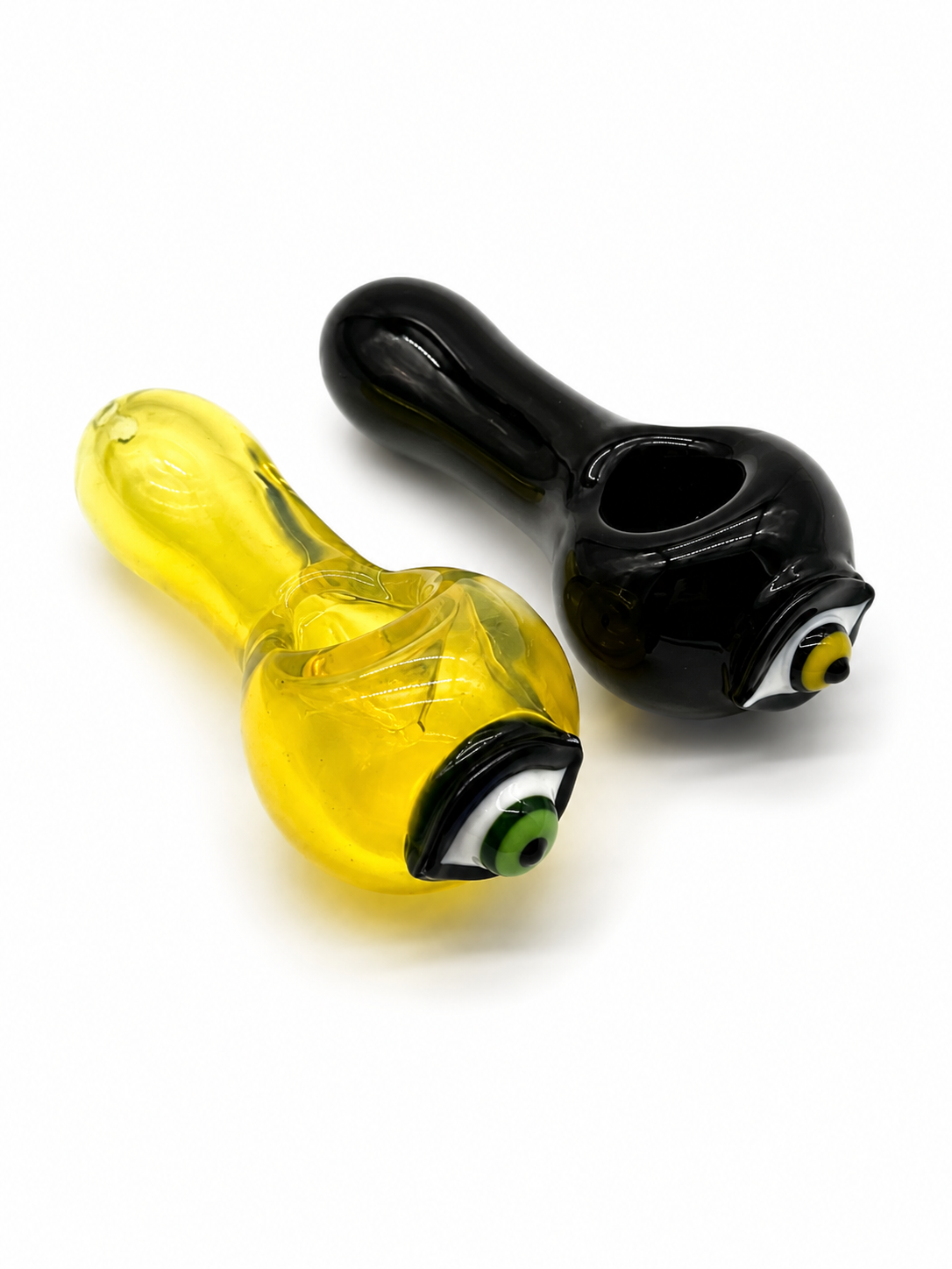 Pipa Evil Eye Ojo Turco Spoon Pipe 12.5cm | Cristal Borosilicato con Clutch – Comprar en México
