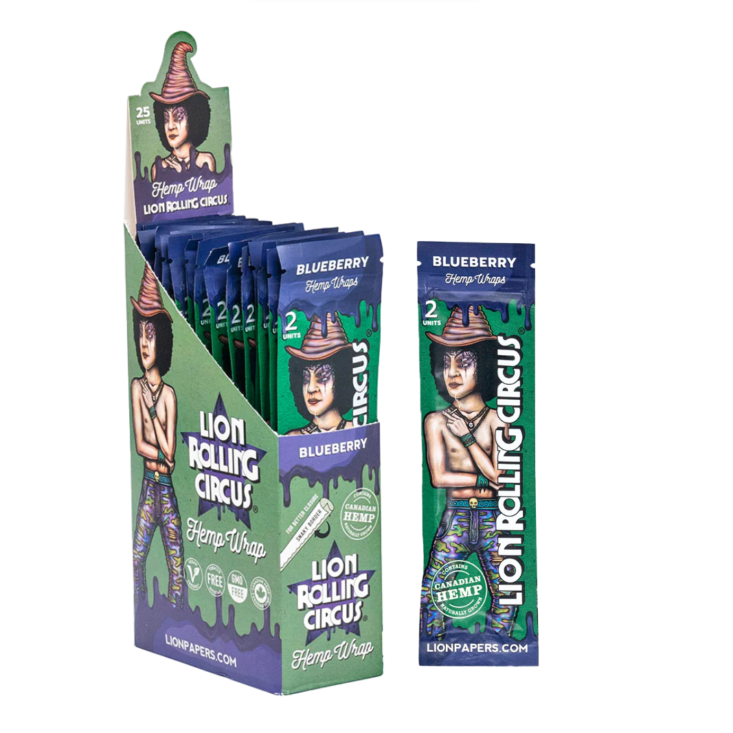 Lion Rolling Circus Hemp Wraps | Blunts Saborizados Cáñamo 8 Sabores – Comprar en México