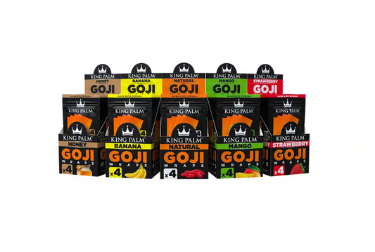 King Palm Goji Wraps | 4 Blunts Hoja Goji Natural – Comprar en México