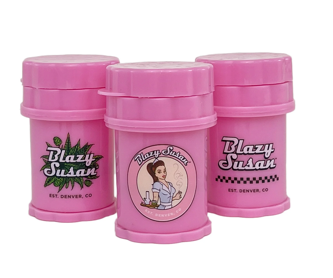 Blazy Susan Mini Herb Saver Grinder 4 Piezas | Compacto Resistente al Olor – Comprar en México