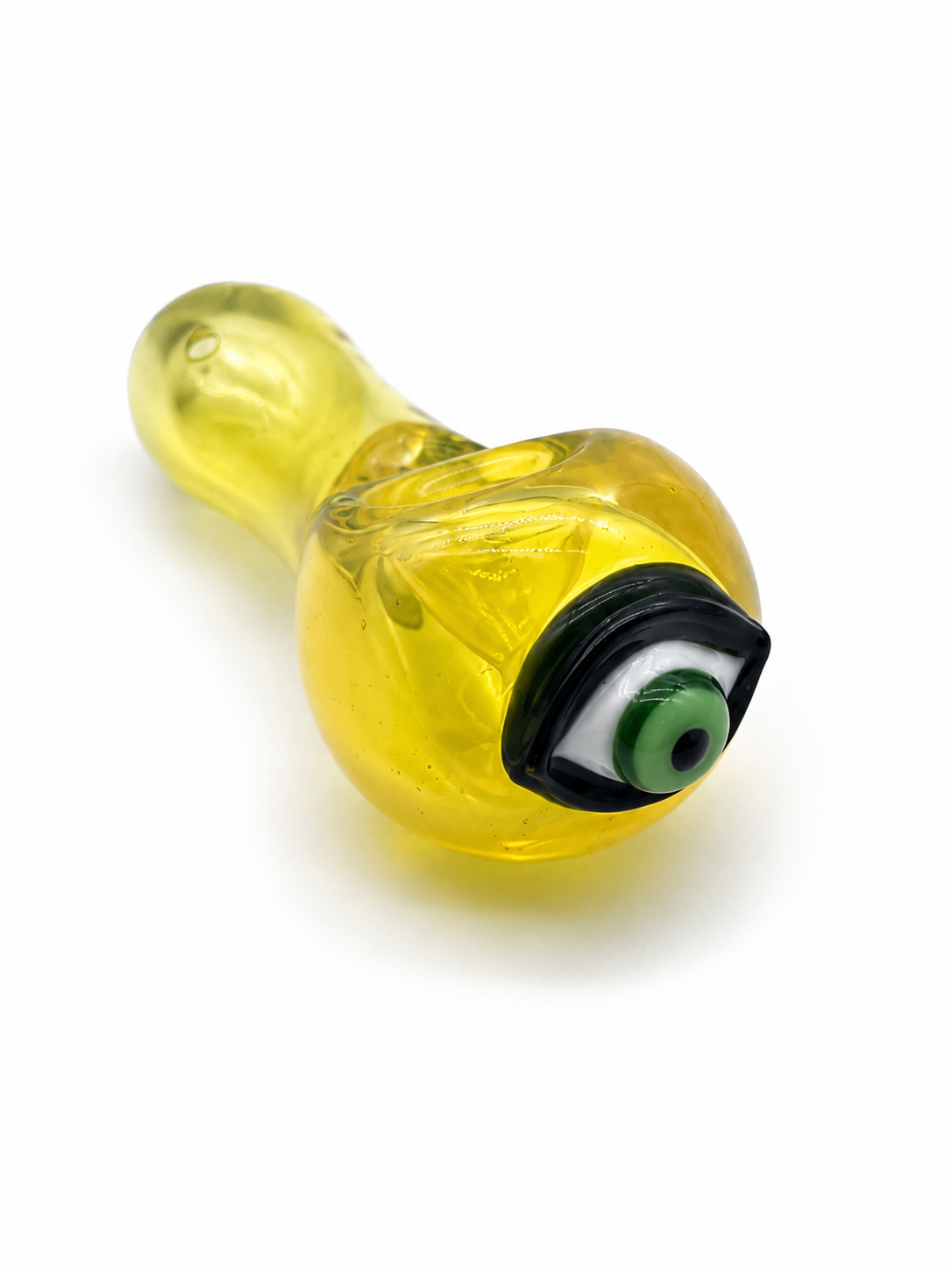 Pipa Evil Eye Ojo Turco Spoon Pipe 12.5cm | Cristal Borosilicato con Clutch – Comprar en México