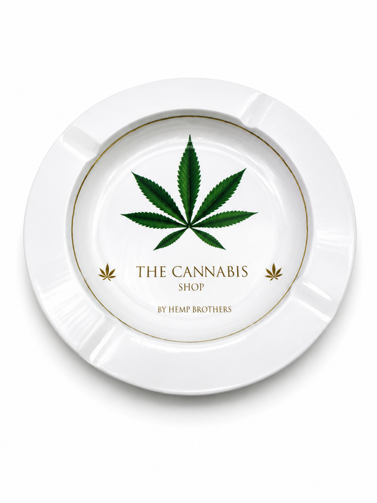 Cenicero The Cannabis Shop Hemp Brothers | Melamina Premium Diseño Hoja – Comprar en México