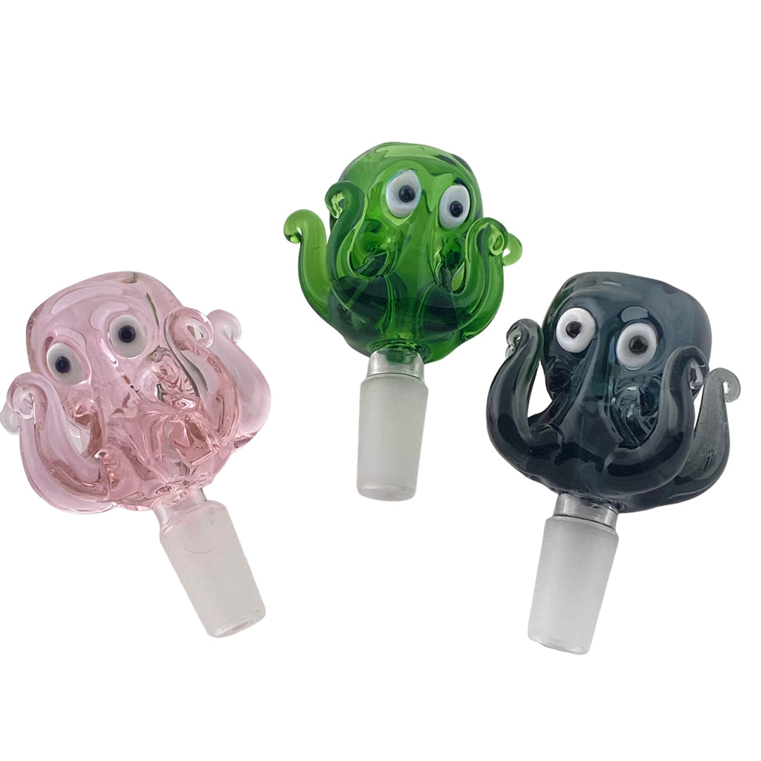 Bowl Octopus Pulpo 14mm Gran Capacidad | Cristal Borosilicato Color Sorpresa – Comprar en México