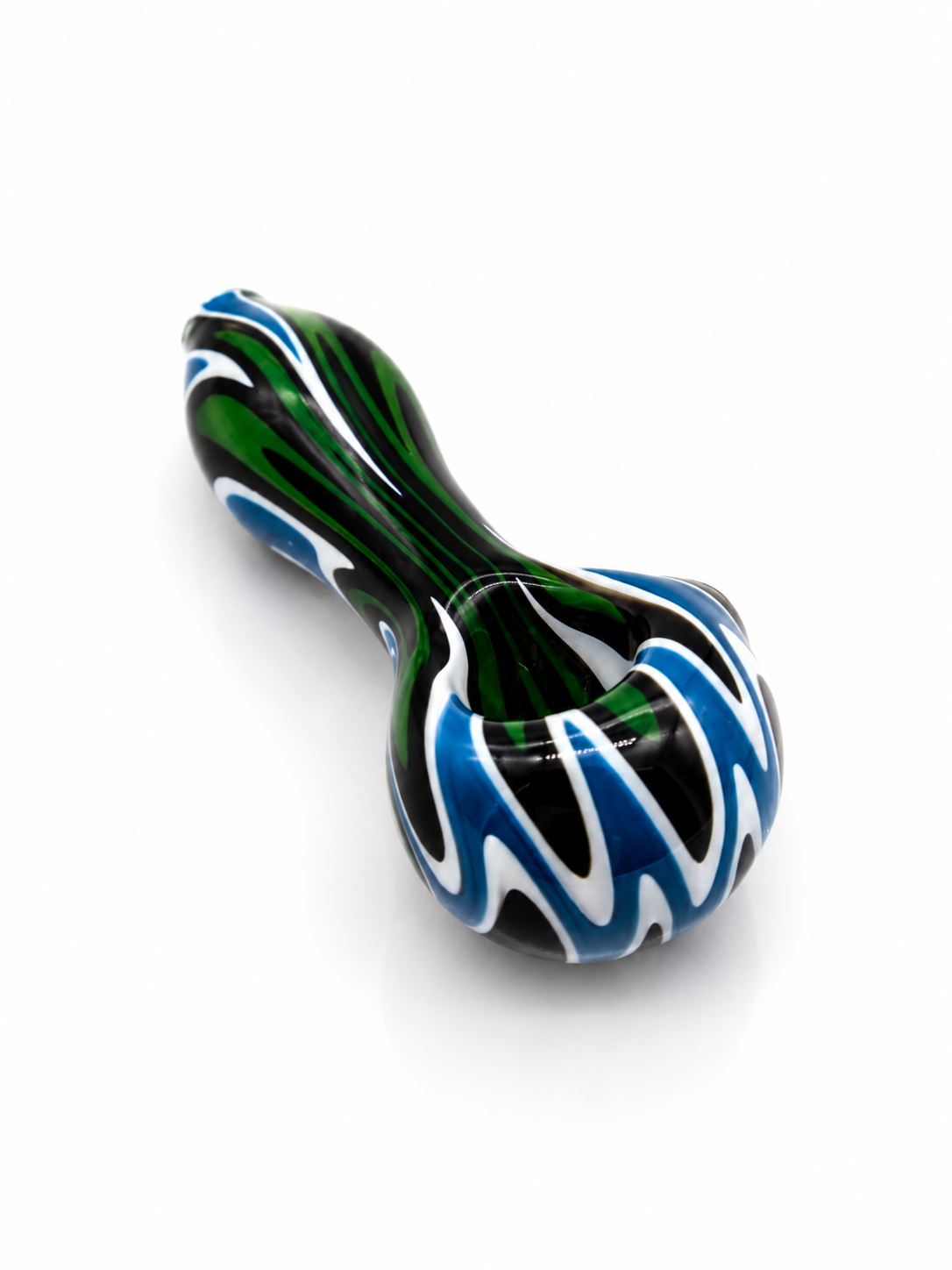 Vortex Wig-Wag | Pipa de Mano Cristal Borosilicato con Clutch 11cm