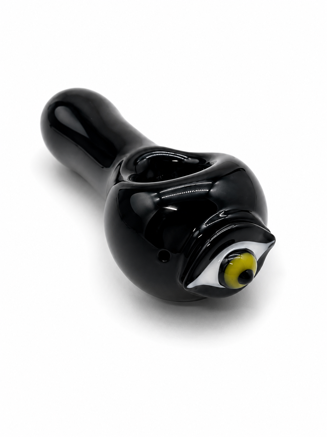 Pipa Evil Eye Ojo Turco Spoon Pipe 12.5cm | Cristal Borosilicato con Clutch – Comprar en México