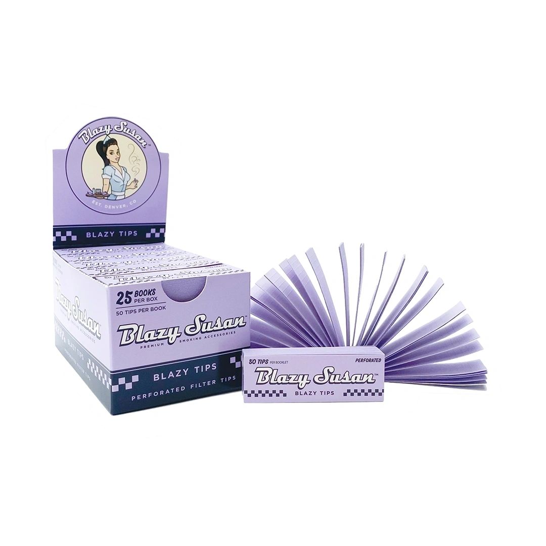 Blazy Susan Purple Perforated Tips