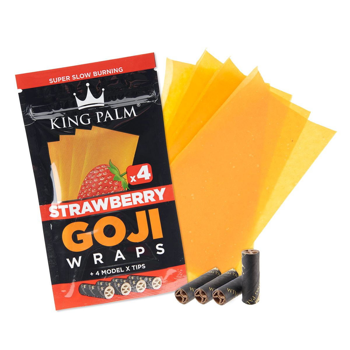 KING PALM GOJI WRAPS BLUNTS 4 + FILTERS